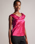 DEANAAH-Tops-Draped Neck Straight Top- Ted Baker Romania
